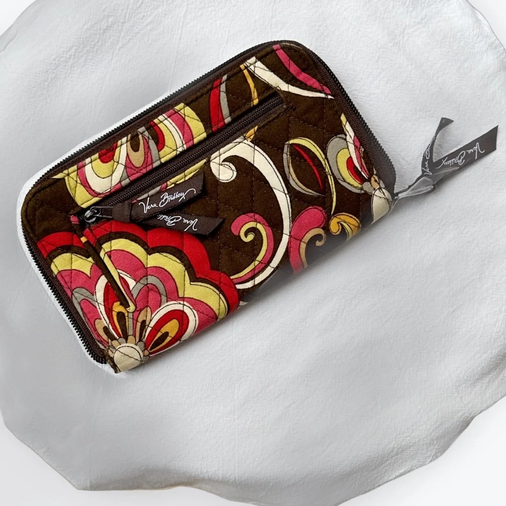 Vera Bradley Puccini Zip-Around Wallet Vintage Circa 2008 - Picture 5 of 10